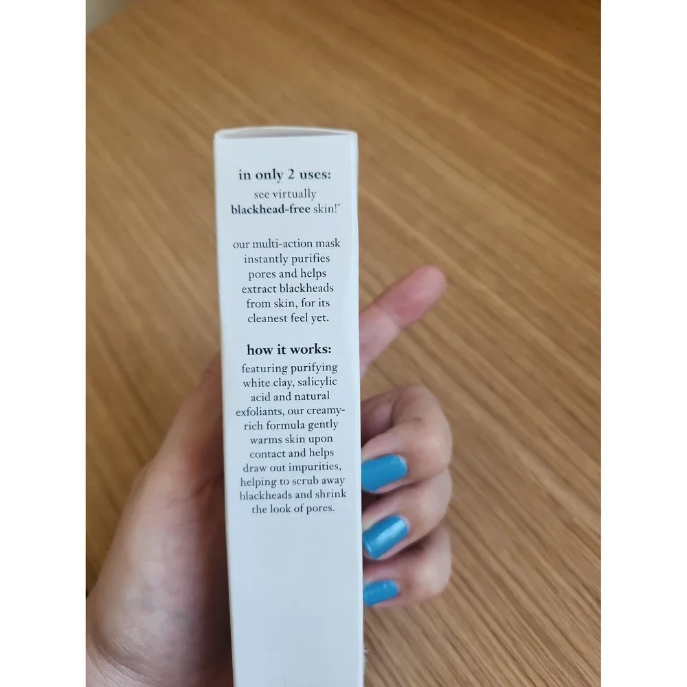 Philosophy Purity Made Simple Pore Extractor Clay Mask 2.5oz 75mL NIB